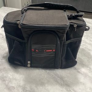 Insulated black Lunch bag
